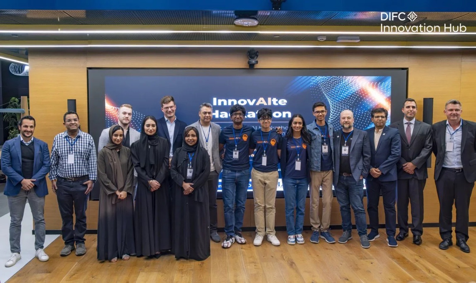 Finalists and judges at UAE InnovAIte 2024